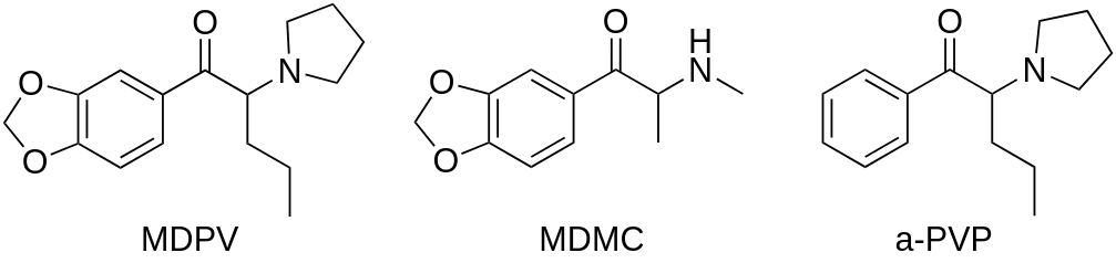 Mephedrone class drugs